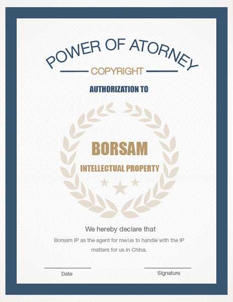 Power of Attorney_Copyright